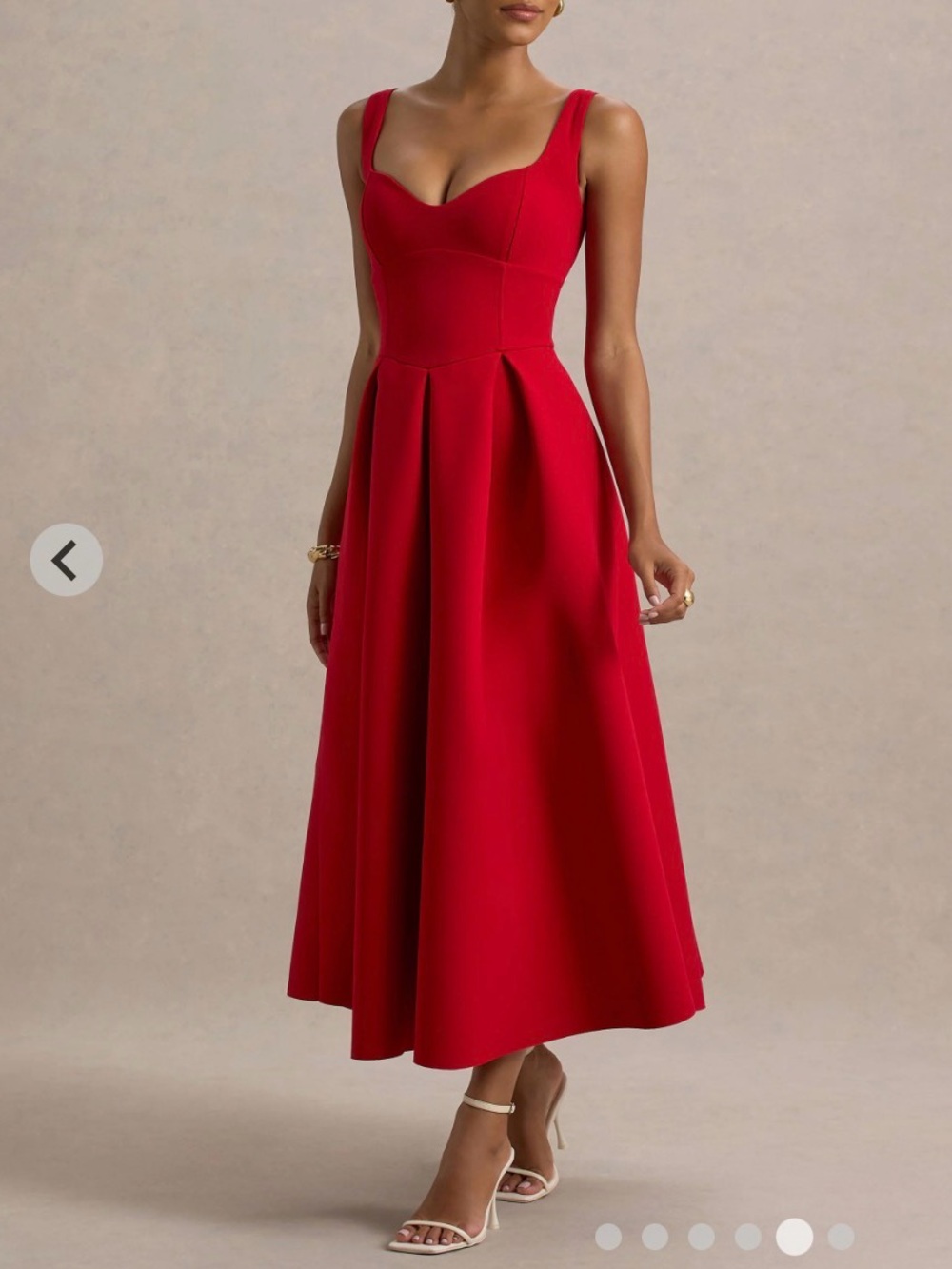 Club L London Rosemary Dress in Red